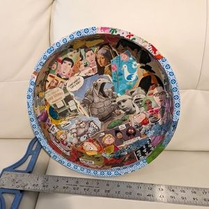 Handcrafted wooden Bowl art,Photo, watercolor, one of a kind original
